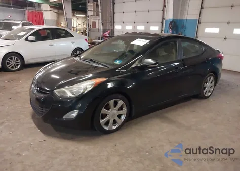 2012 Hyundai Elantra Limited (Ulsan Plant) from USA, damaged, VIN KMHDH4AEXCU407652